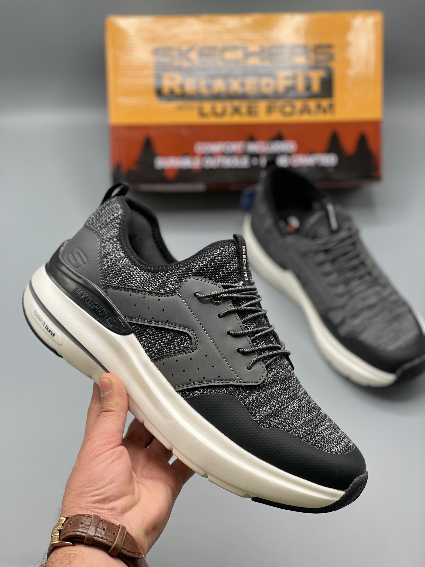 HYPER & BRUST SKECHERS(grey)